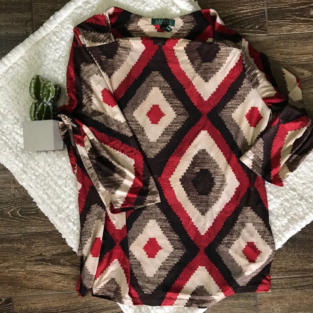 Lauren Ralph Lauren / Plus-Size Blouse